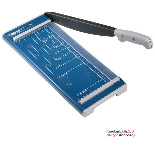 Dahle 502 Self-Sharpening Paper Trimmer - A4 Size Guillotine Cutter For Craft & Office Use