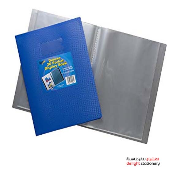 Maxi Display Book - 60 Pockets - A4 - Blue